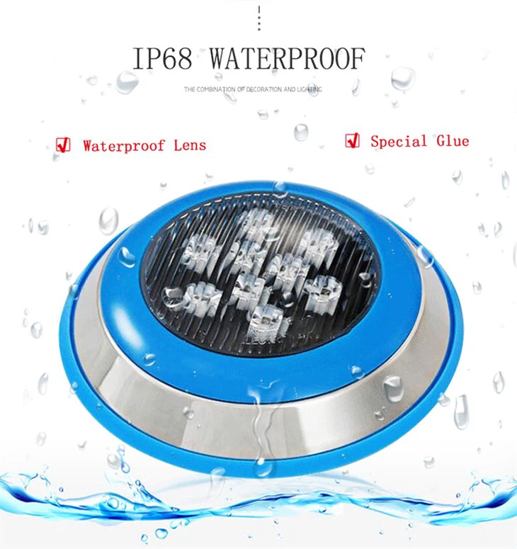 IP68 18W Wall Mounted LED Underwater Lights